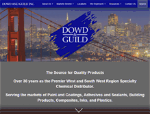 Tablet Screenshot of dowdandguild.com